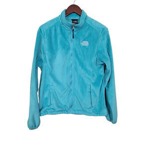 The North Face Women's Size Large Green Mock Neck Jacket FLAWS Please Read